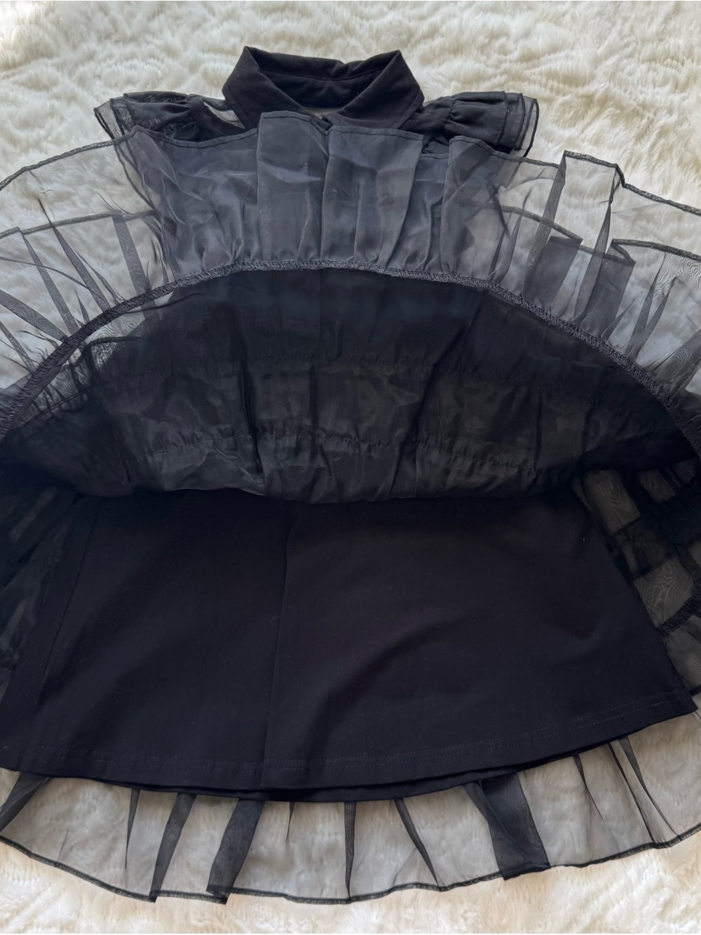 Taylor Joelle Gothic Gown (inspired Wednesday) size 2 - Picture 7 of 8